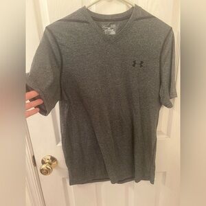 Under Armour Charcoal V-Neck Tee